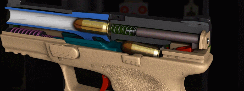 击锤式和击针式两党的撕逼在国外不罕见如果两把枪都是上膛状态,击锤