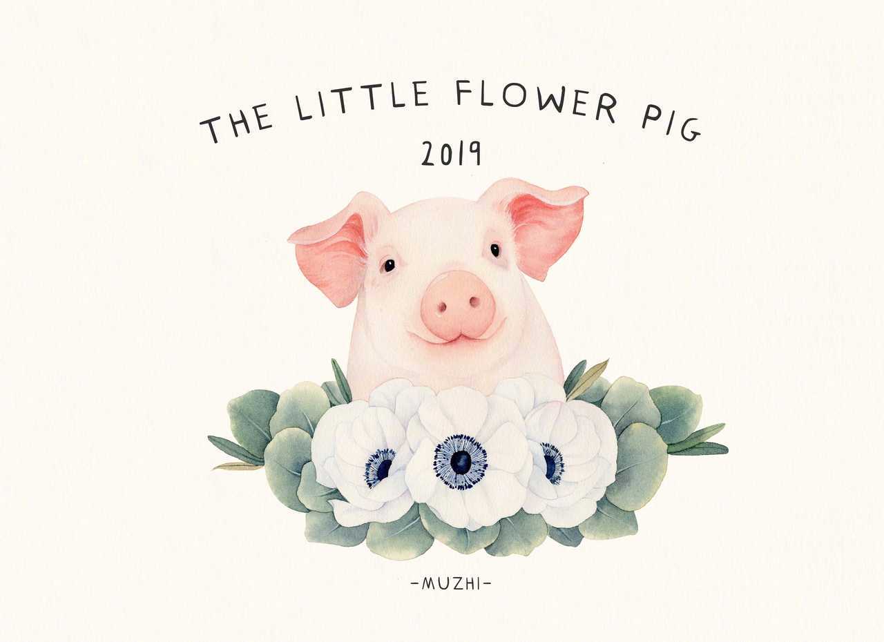 🐷🐷🐷THE LITTLE FLOWER PIG小花猪2019作者:_木直