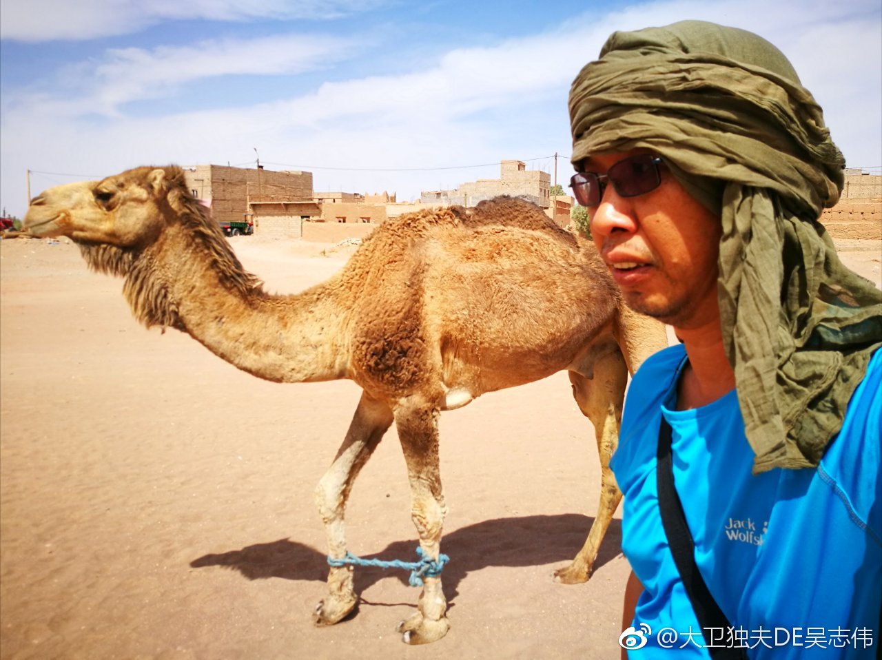 手机摄影作品西撒哈拉这里的天气永远都是晴天温度永远是高温