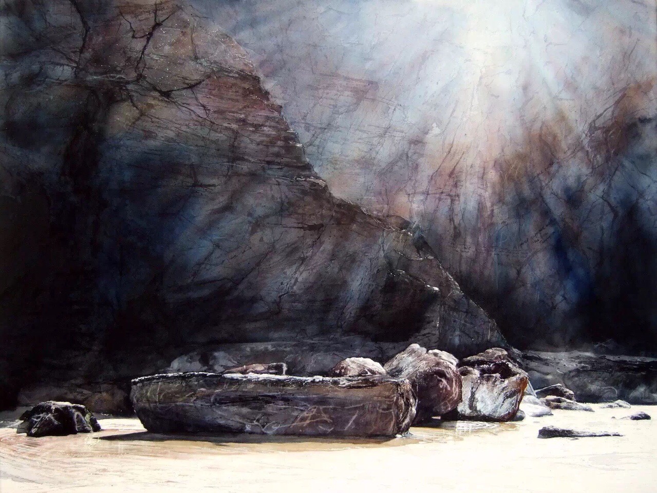 Deborah Walker 英国女性水彩画家 获过多项重量级大奖 善于画海 Deborah Walker 英国女性水彩画家 获过多项重量级大奖 善于画海