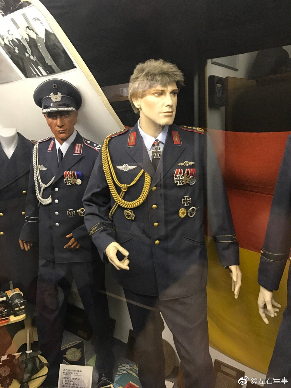 探寻德国的军事博物馆西德空军常礼服展区