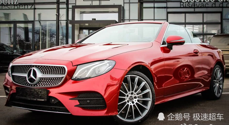 首台敞篷版奔驰e220亮相,颜值不输宝马5系,性能与a8看齐