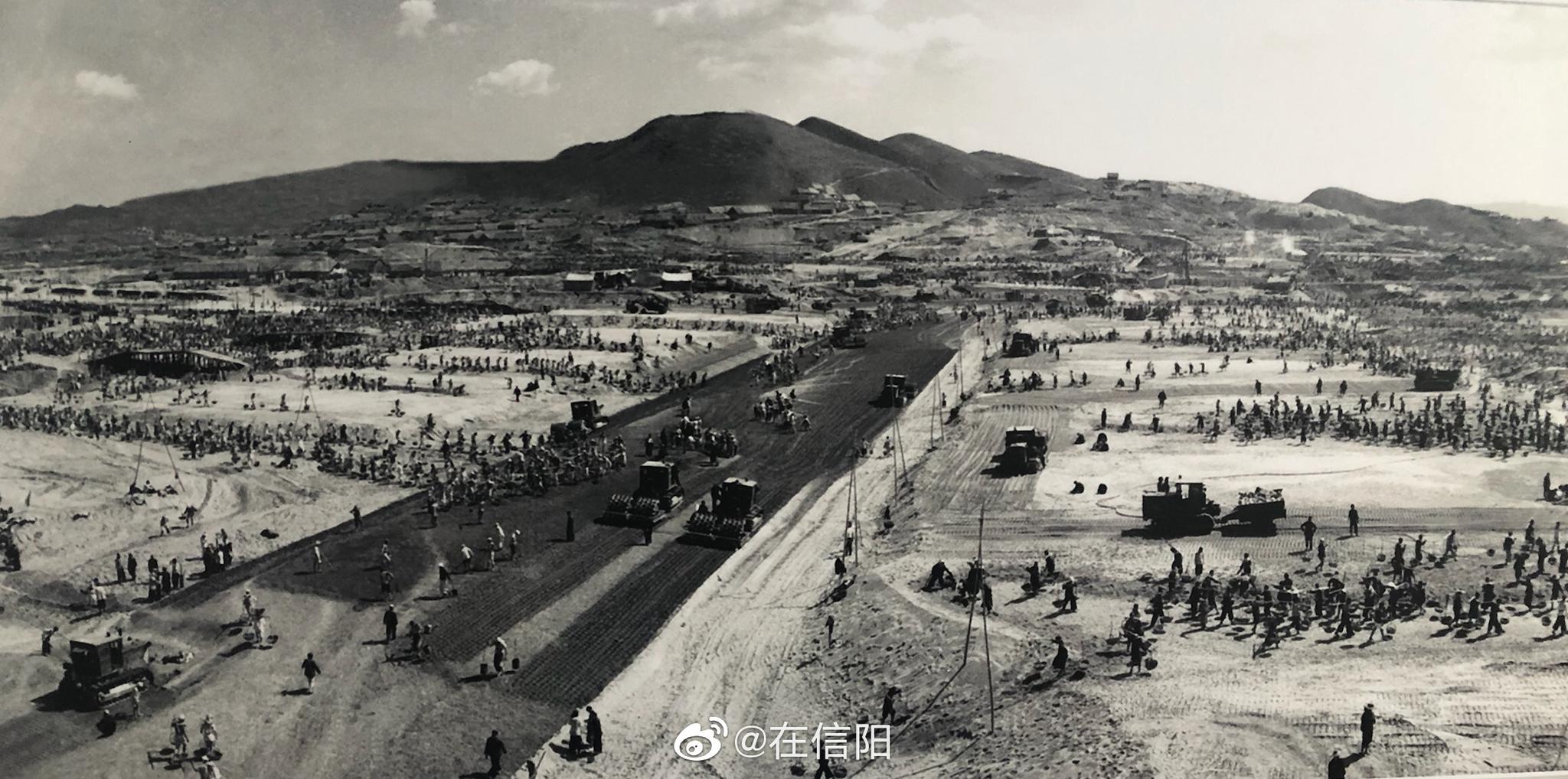 南湾水库建设工地