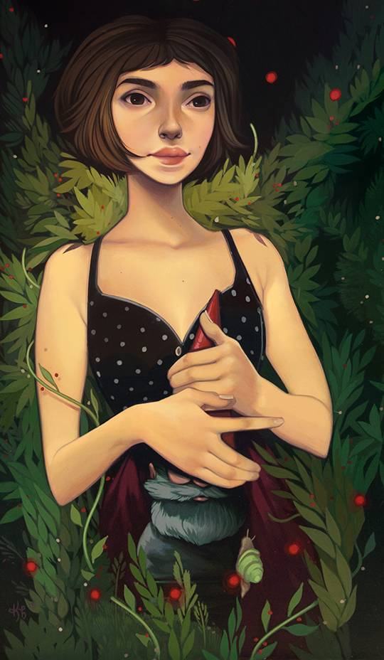 美国自由插画艺术家kelsey beckett