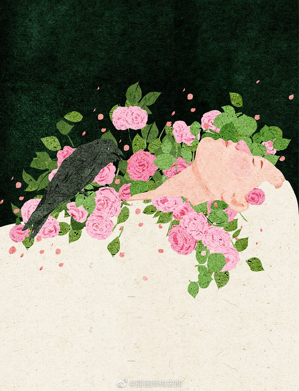 越南插画师 xuanlocxuan 花开的季节插画设计作品