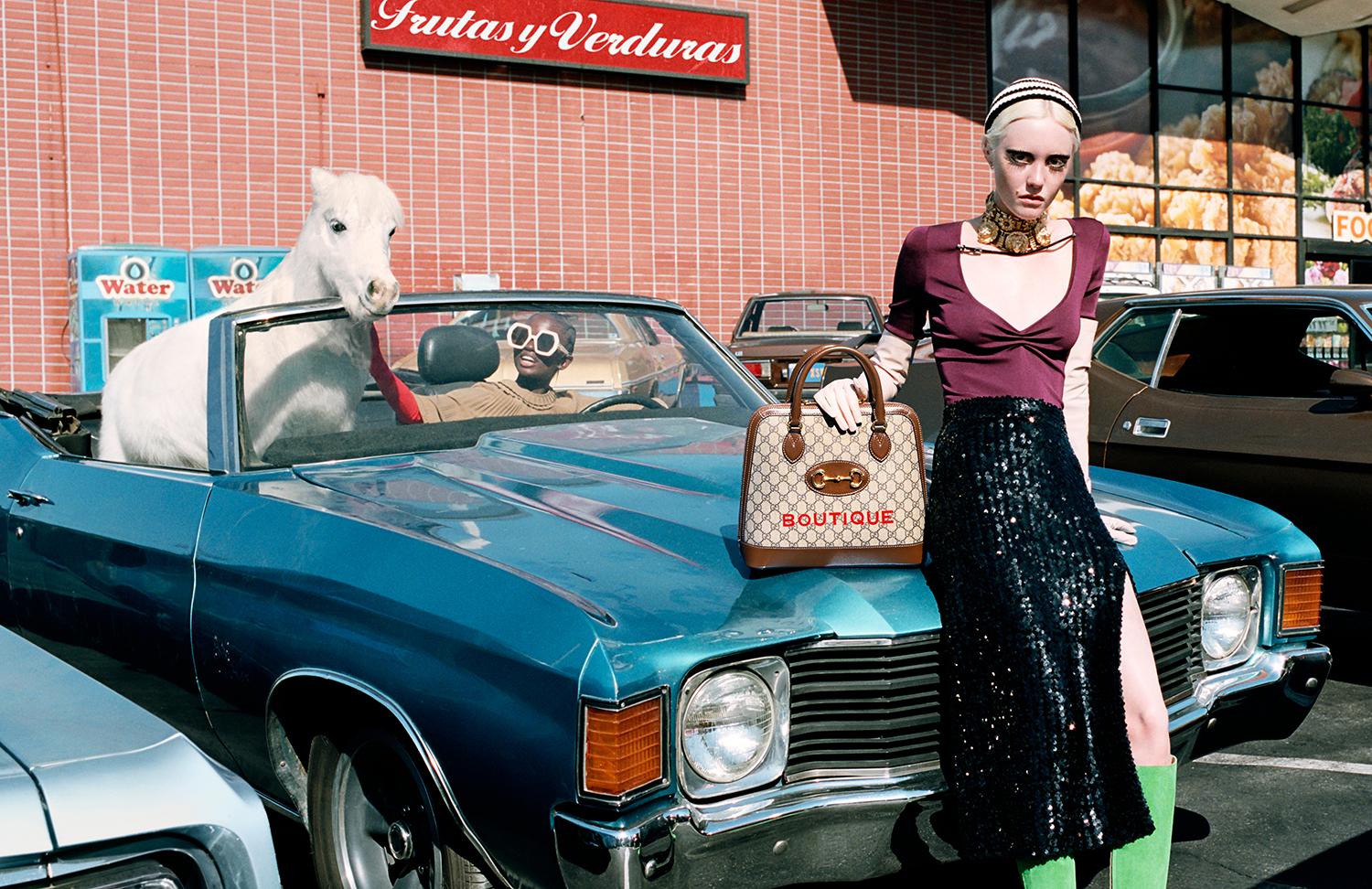 马也能做时尚模特gucci2020春夏形象大片的主角竟然真的是马