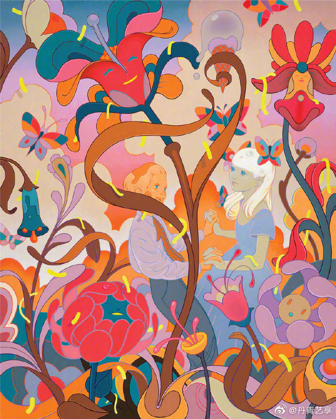 梦幻的东方元素插画 | 插画师 james jean