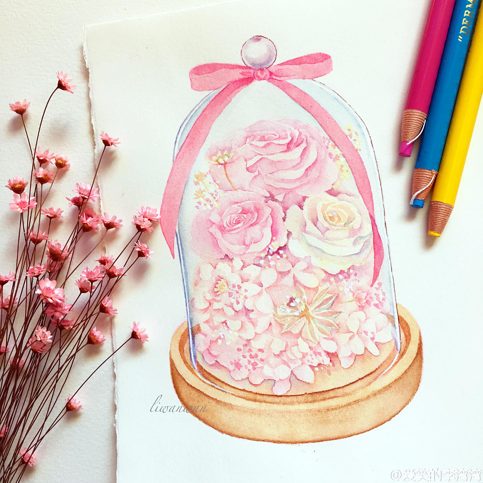 永生花系列 在你的心上种一束永不凋零的玫瑰花