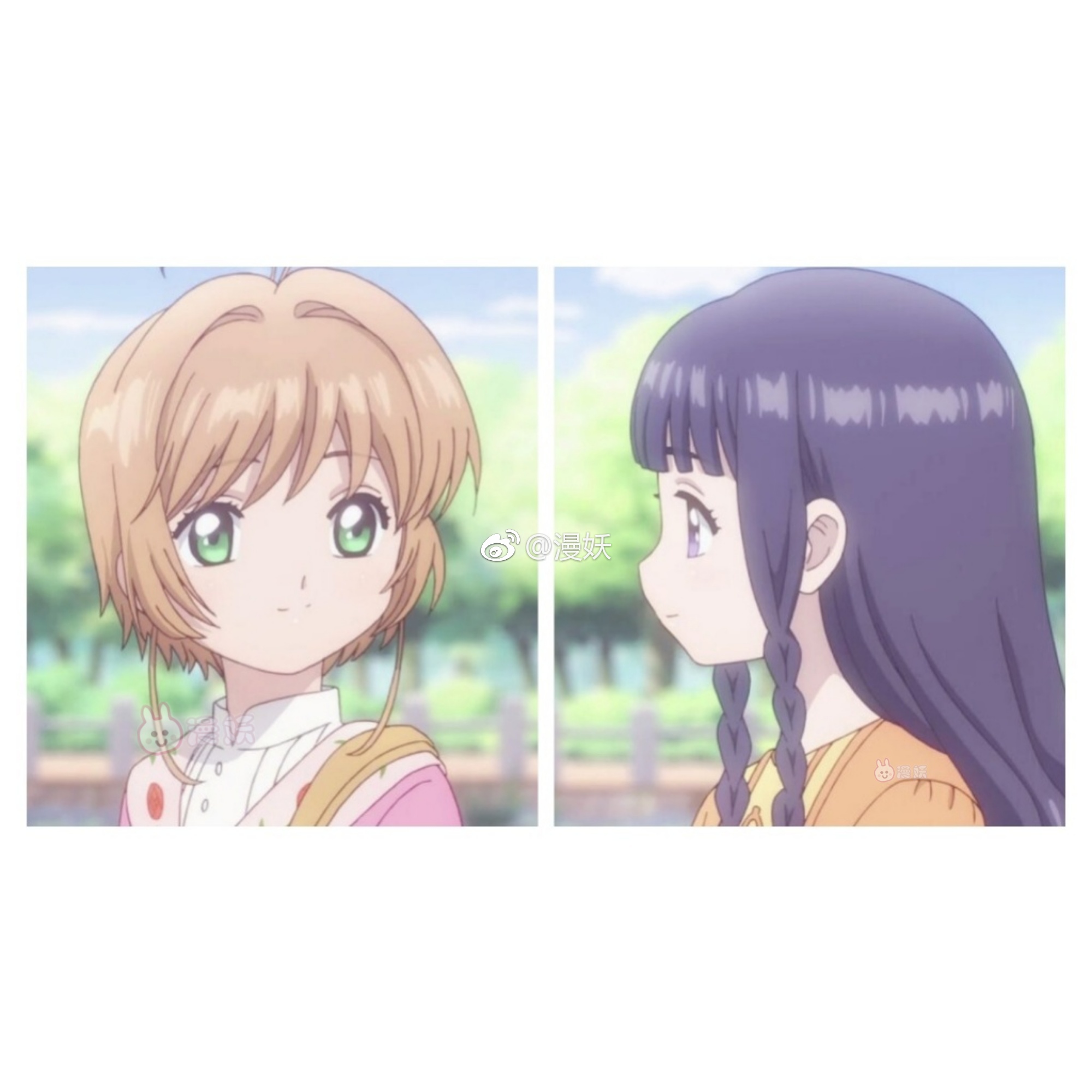 77自截闺蜜头像透明卡小樱与赏花会上的拉扯争抢