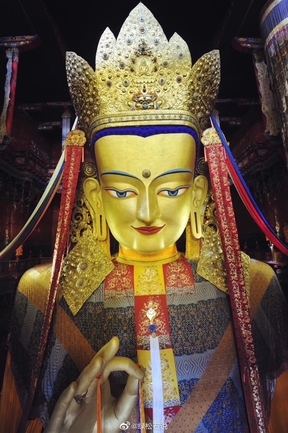 世界最大镀金铜佛 | 扎什伦布寺强巴佛扎什伦布寺意为"吉祥须弥寺