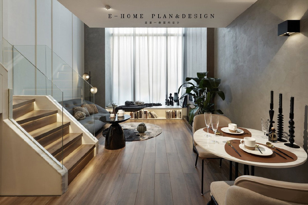 45㎡loft公寓 ,这个风格你喜欢吗?_高清图集_新浪网