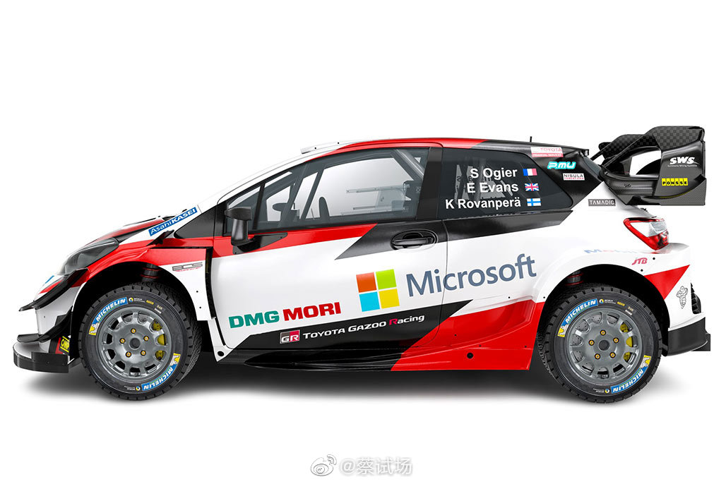 丰田雅力士wrc 2020版赛车发布