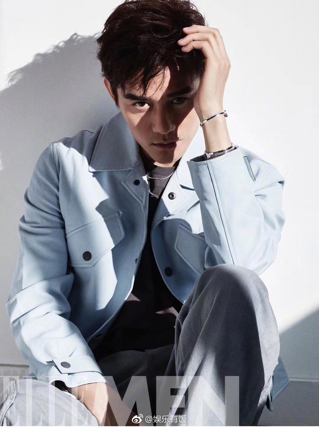 王凯kkw x ellemen|3月刊开季封面,眉目深邃有情绪