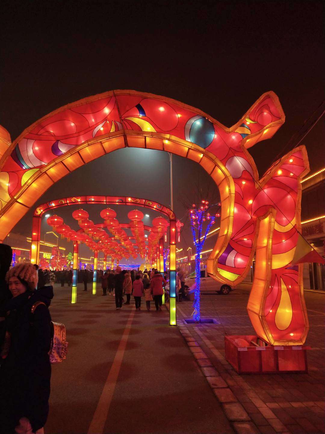 民俗大联欢正定新城铺元宵灯展印象