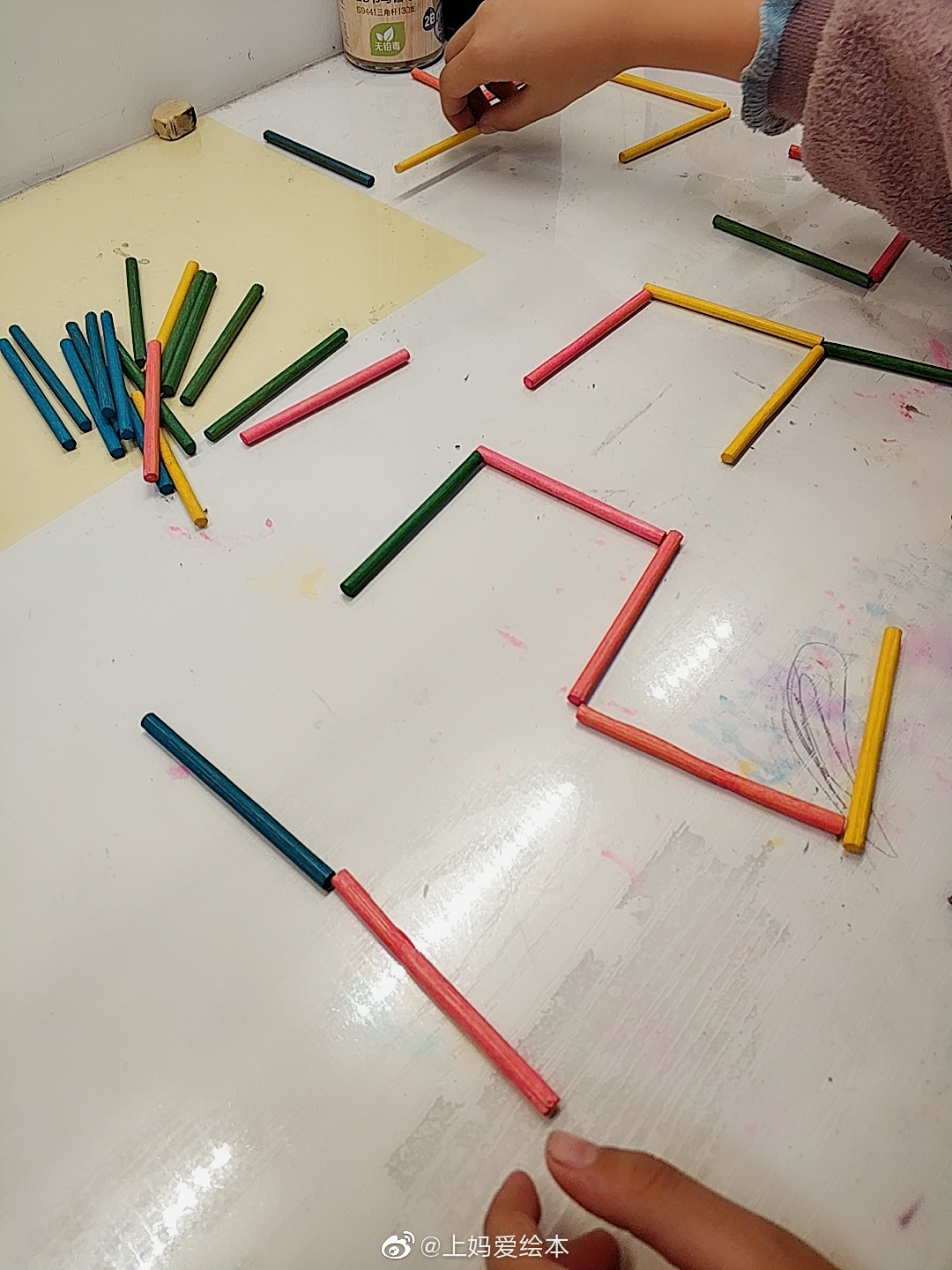 第一次玩,先玩的摆数字