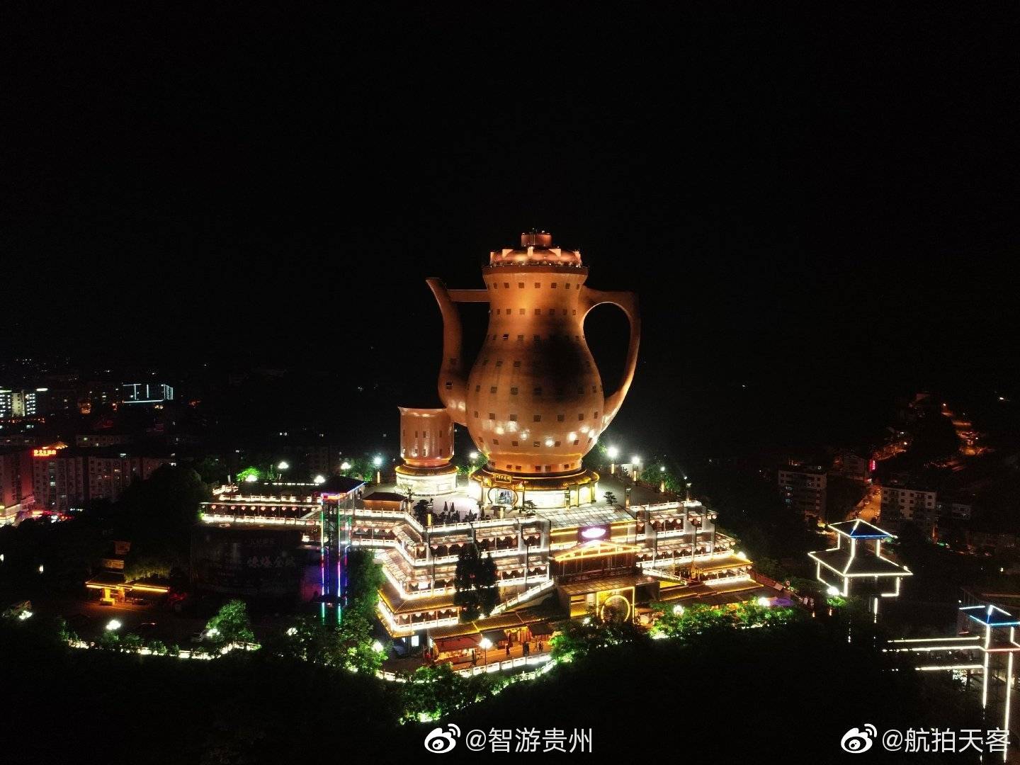 贵州夜景——醉在小江南|贵州|湄潭|夜景_新浪新闻