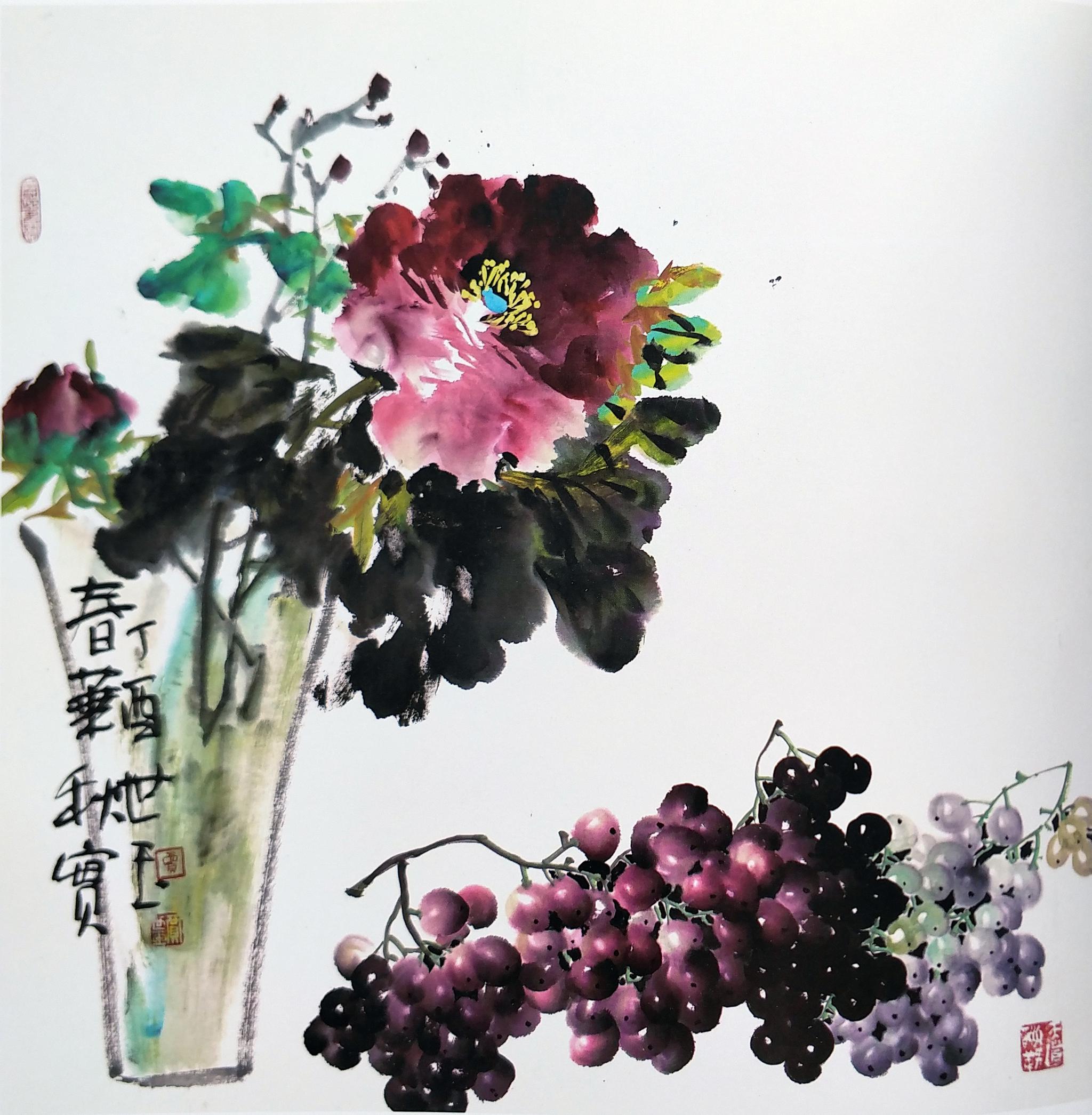 著名画家贾世玉花鸟作品选|花鸟画|写意|画家_新浪新闻