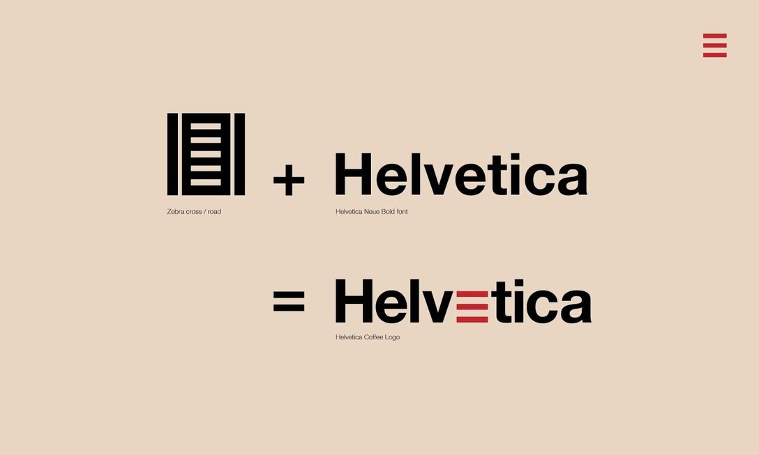 helvetica 咖啡品牌形象logo设计理念及vi设计