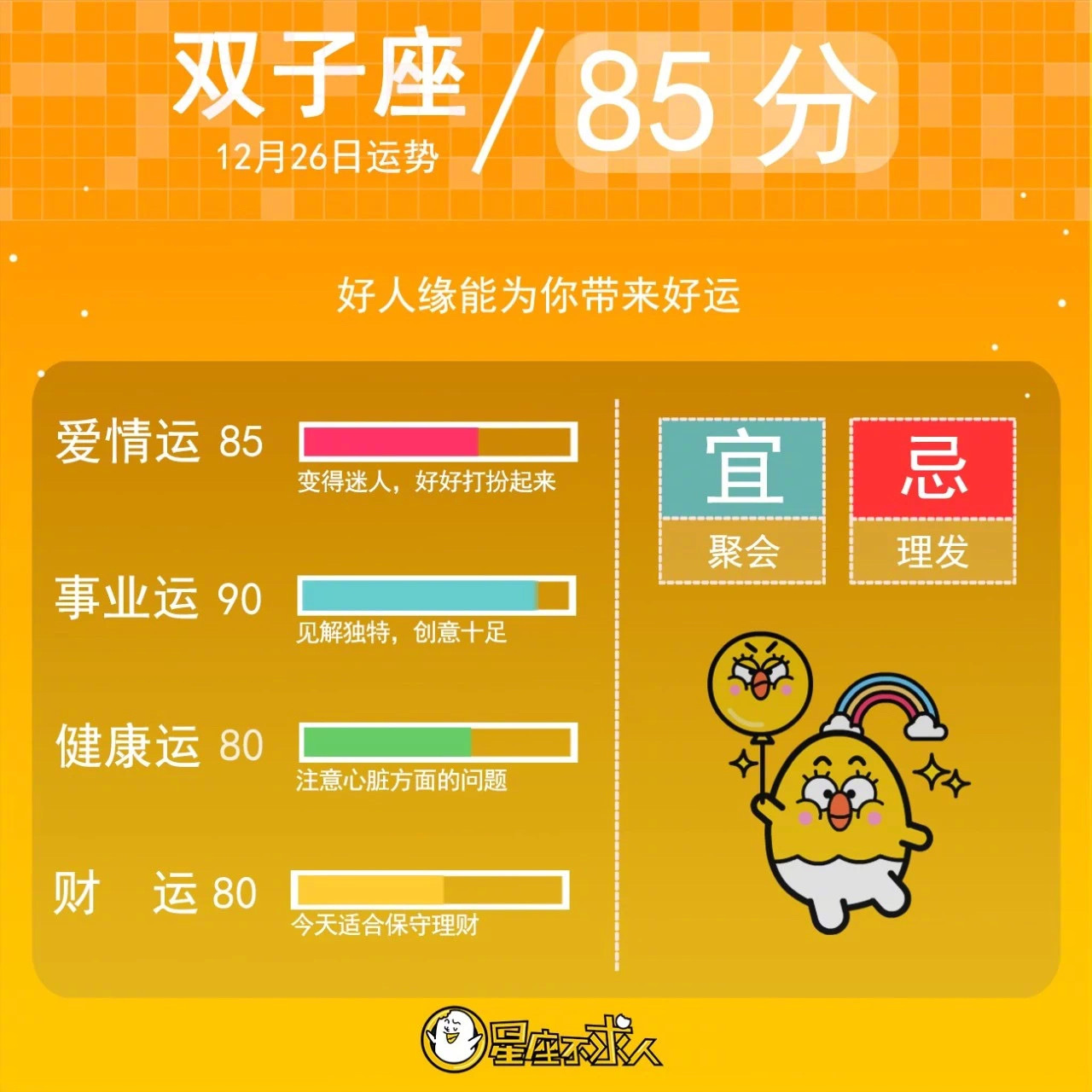 19年12月26日星座运势来啦 19年12月26日星座运势来啦