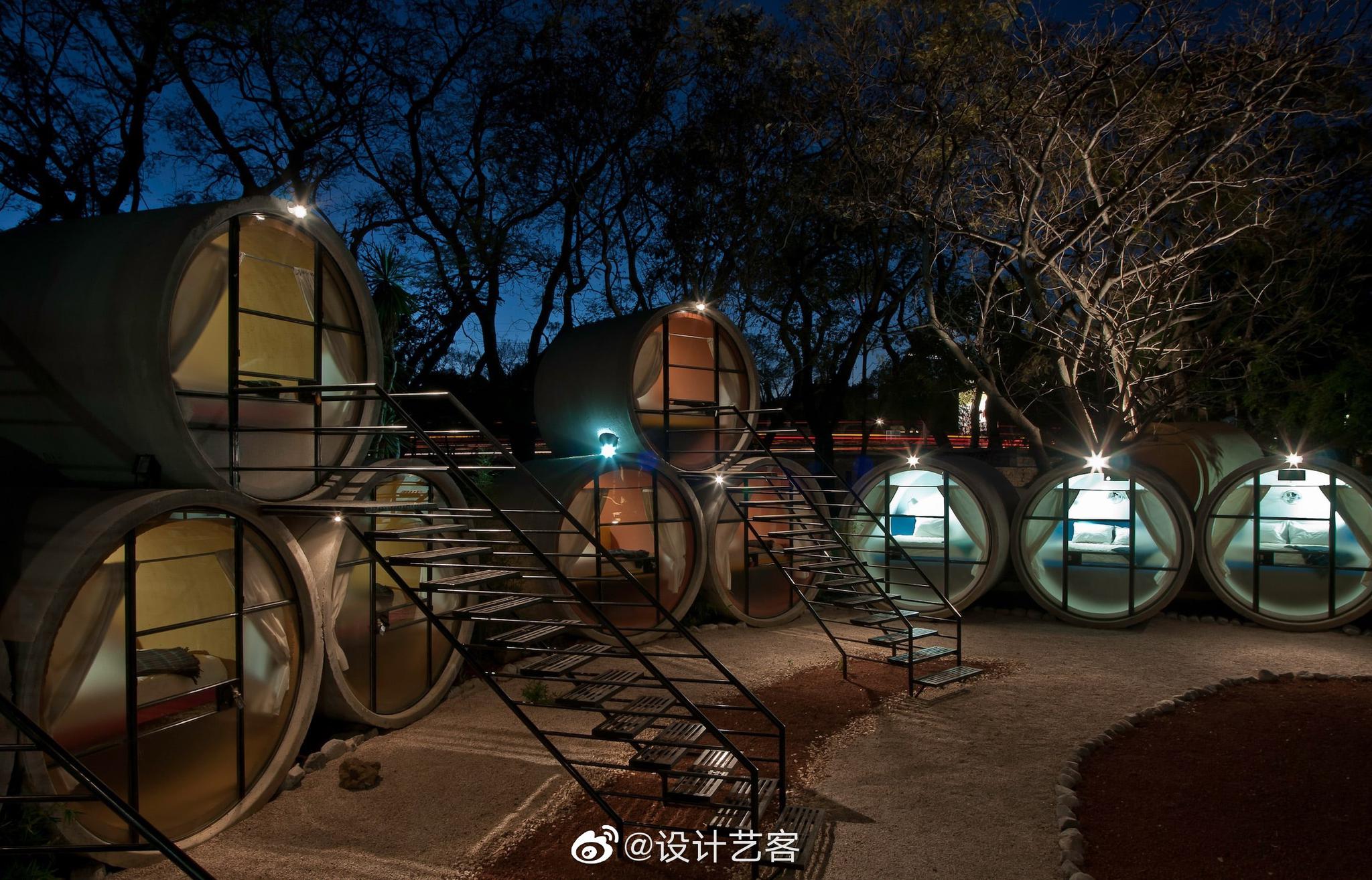 水泥管的创意酒店tubohotelt3arc