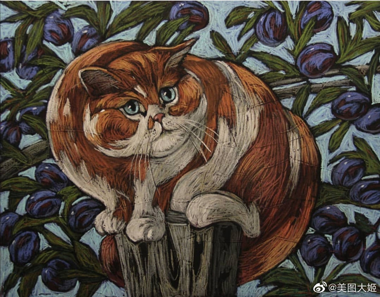 色粉动物 艺术家:yanatpastels_高清图集_新浪网