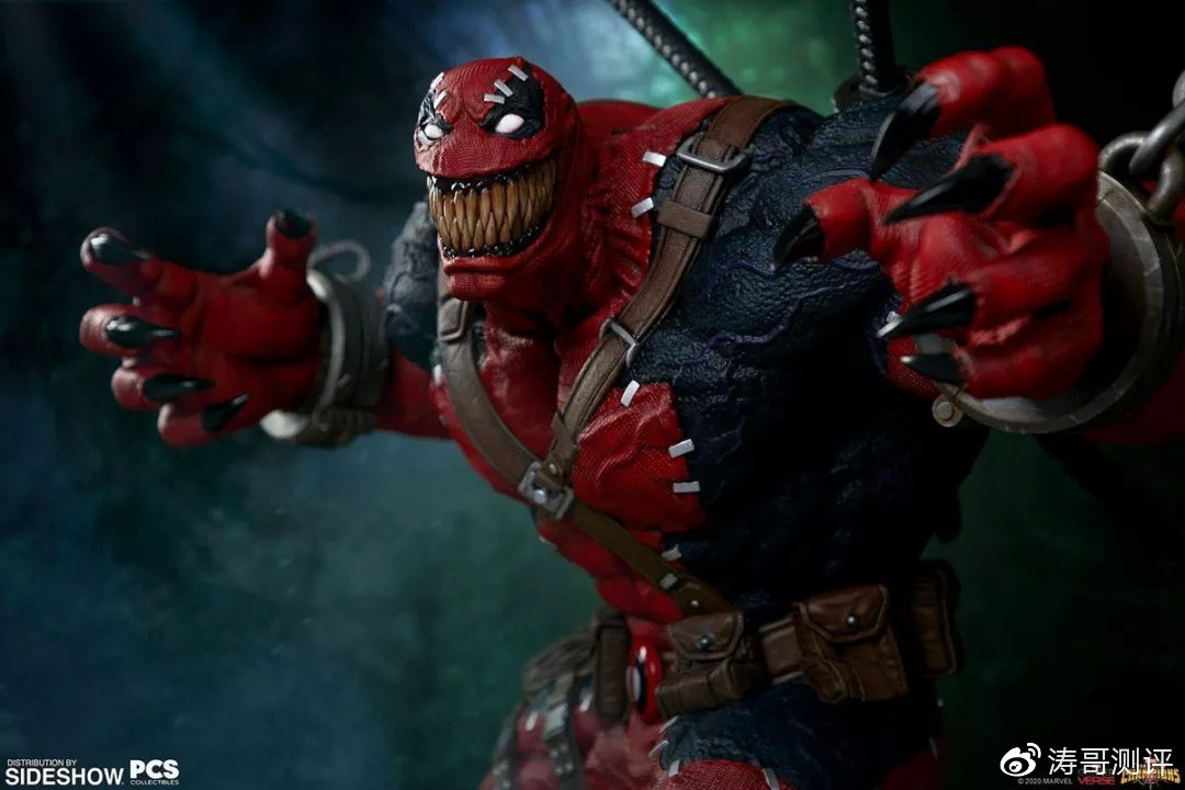 这款毒液死侍雕像,造型霸气,尺寸真给力!