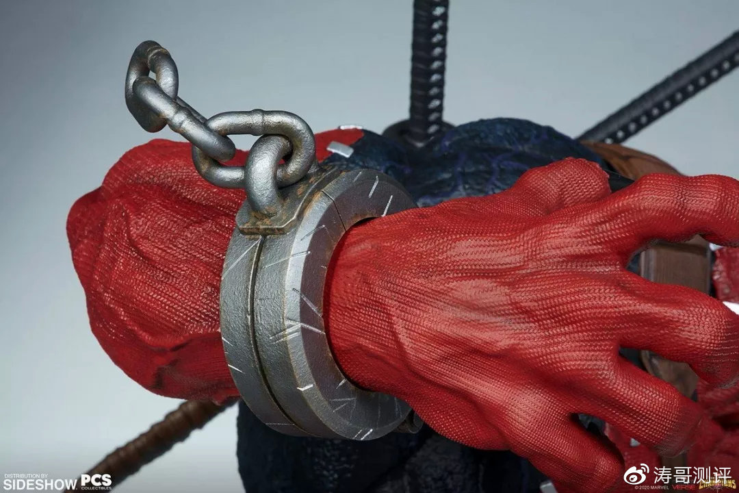 这款毒液死侍雕像,造型霸气,尺寸真给力!