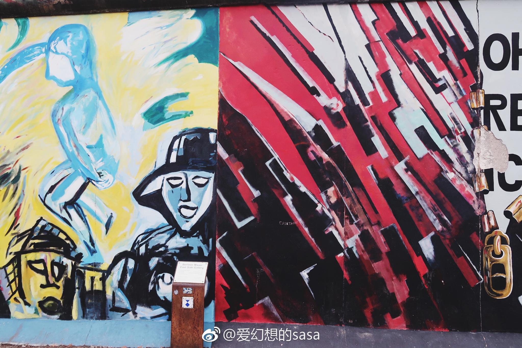 D14 最出名的柏林墙在东边画廊,它其实很长|柏林墙|弗鲁贝尔|昂纳克|埃里希|勃列日涅夫_新浪新闻
