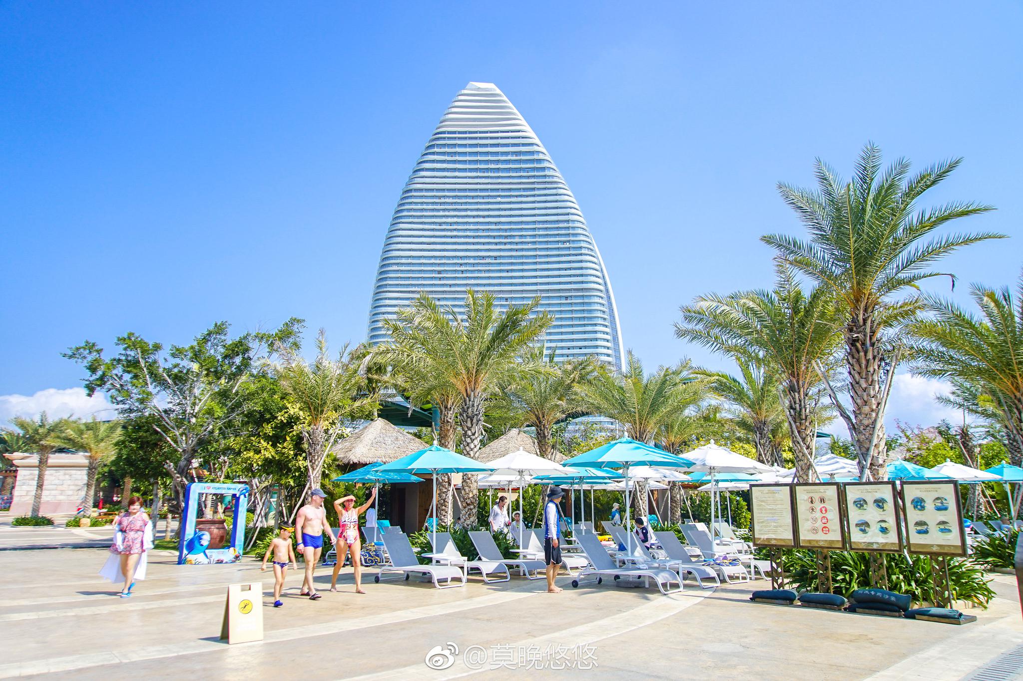 入住三亚亚特兰蒂斯酒店后,便可以凭房卡免费换取水上乐园的门票_新浪新闻