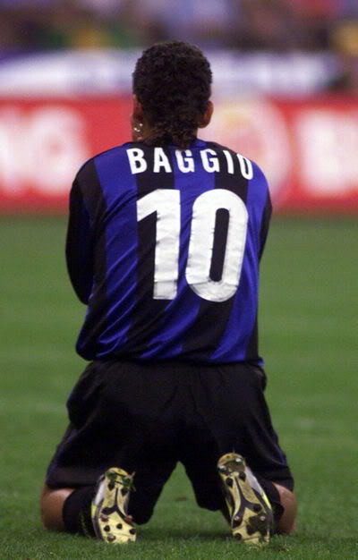 巴乔国际米兰时期的图属于稀缺资源特别是高清图