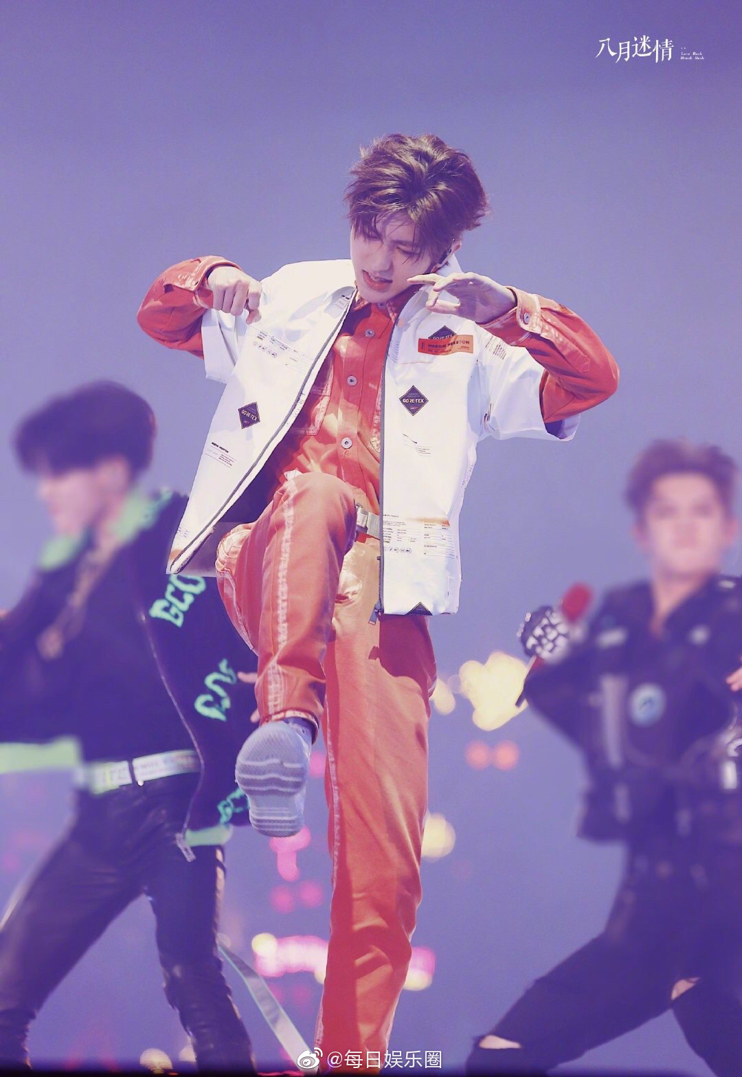 ninepercent告别演唱会饭拍图来了～蔡徐坤,陈立农,林彦俊,朱正廷