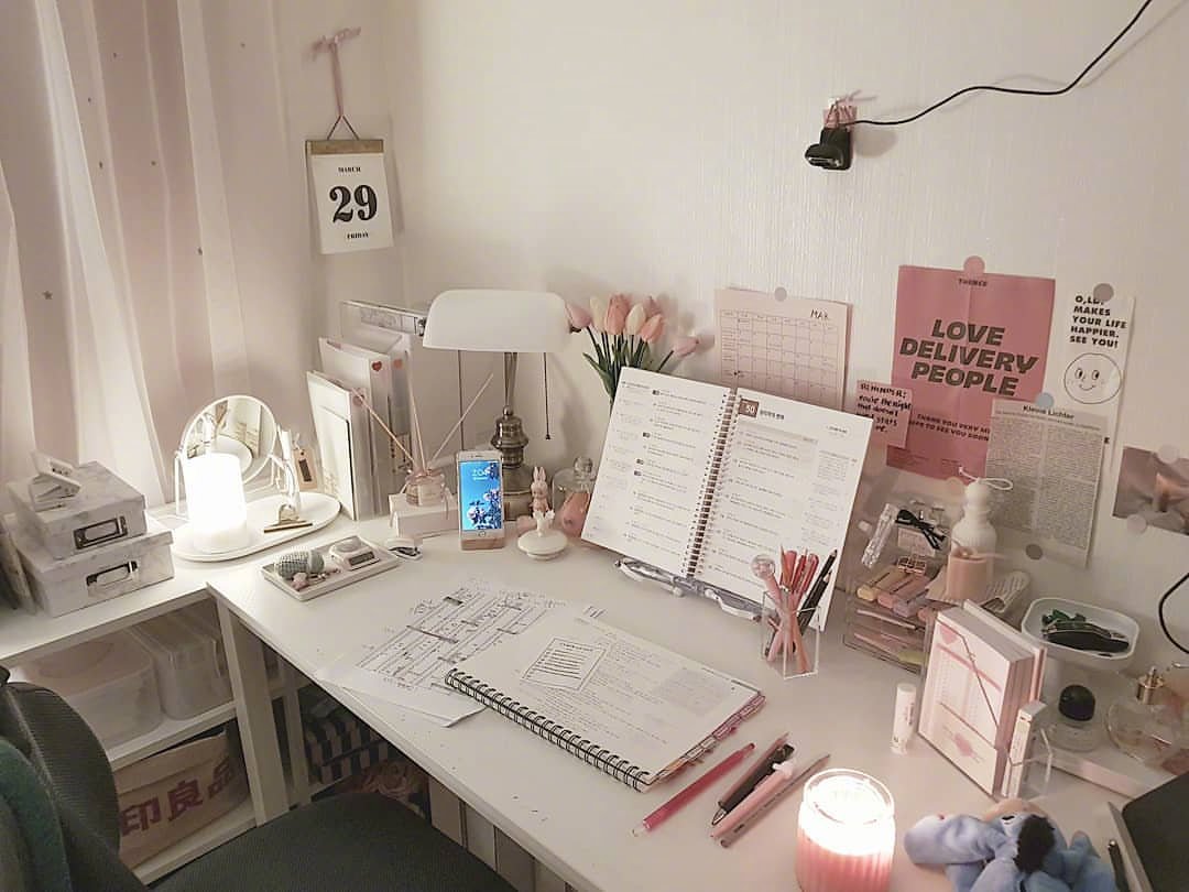 精致女孩的书桌78