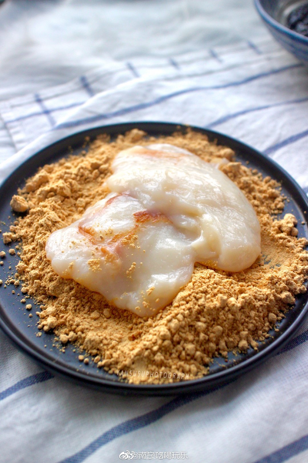 『自制黄豆粉麻薯get』有没有喜欢吃麻薯的