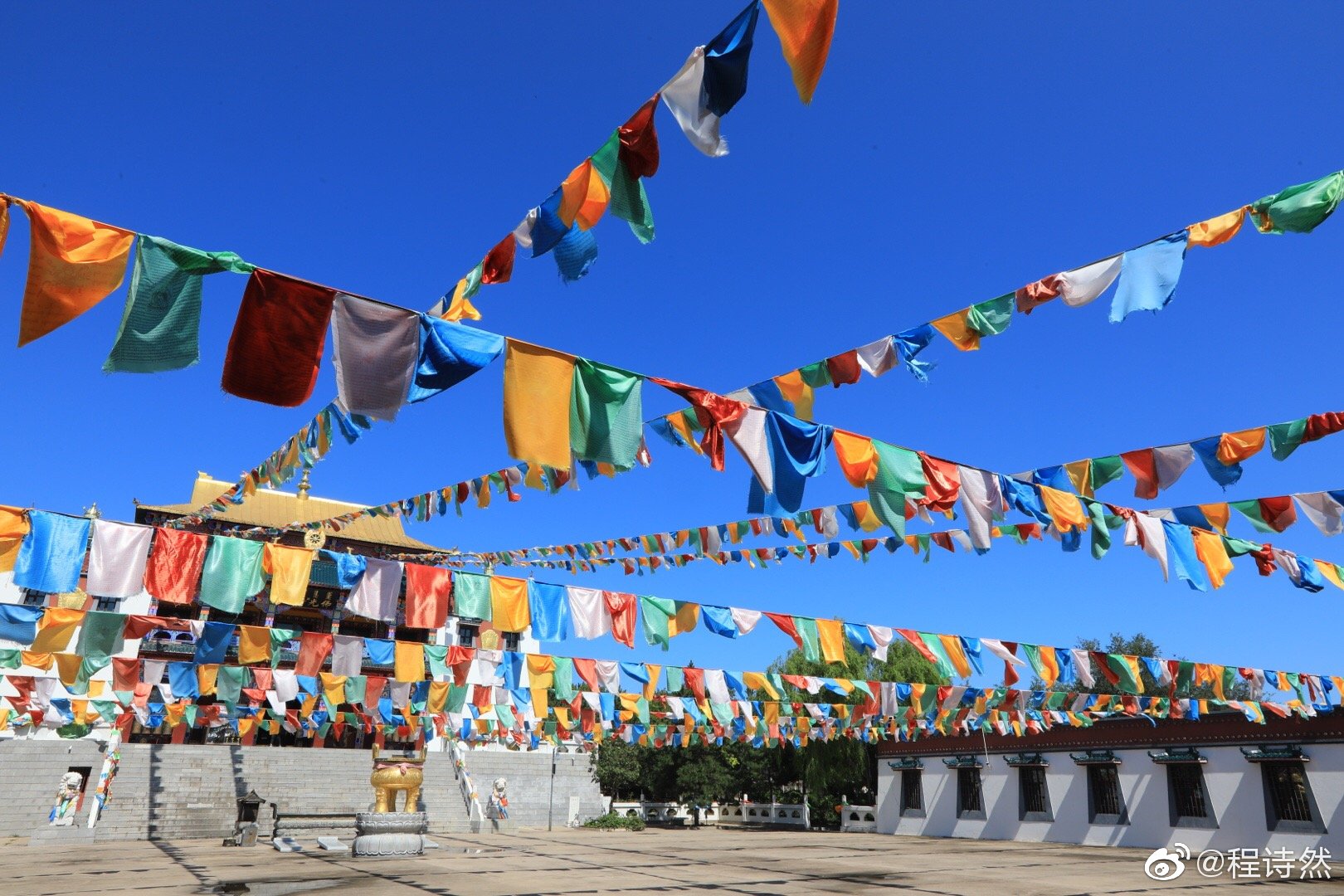 吉林松原查干湖妙因寺
