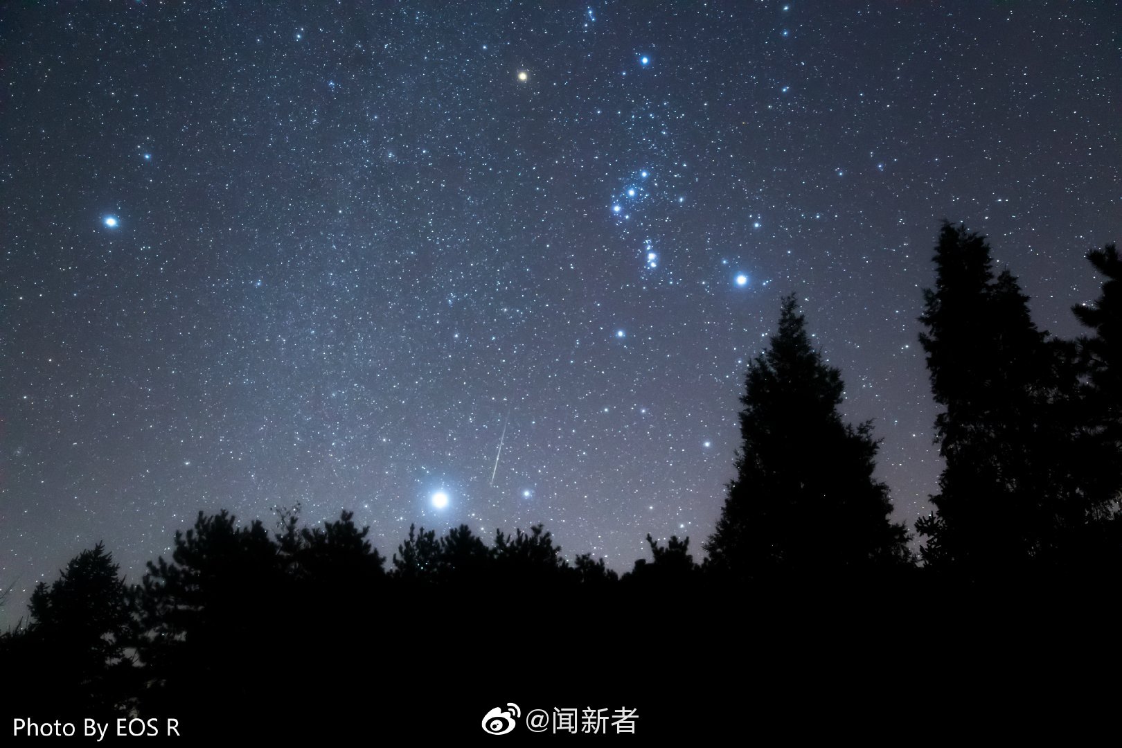 冬夜星空虽没有夏夜银河那么灿烂 高清图集 新浪网