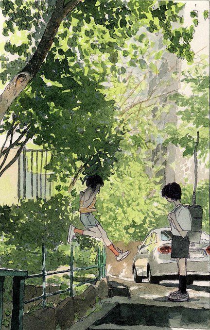 来自日本插画师 jun kumaori 青春插画