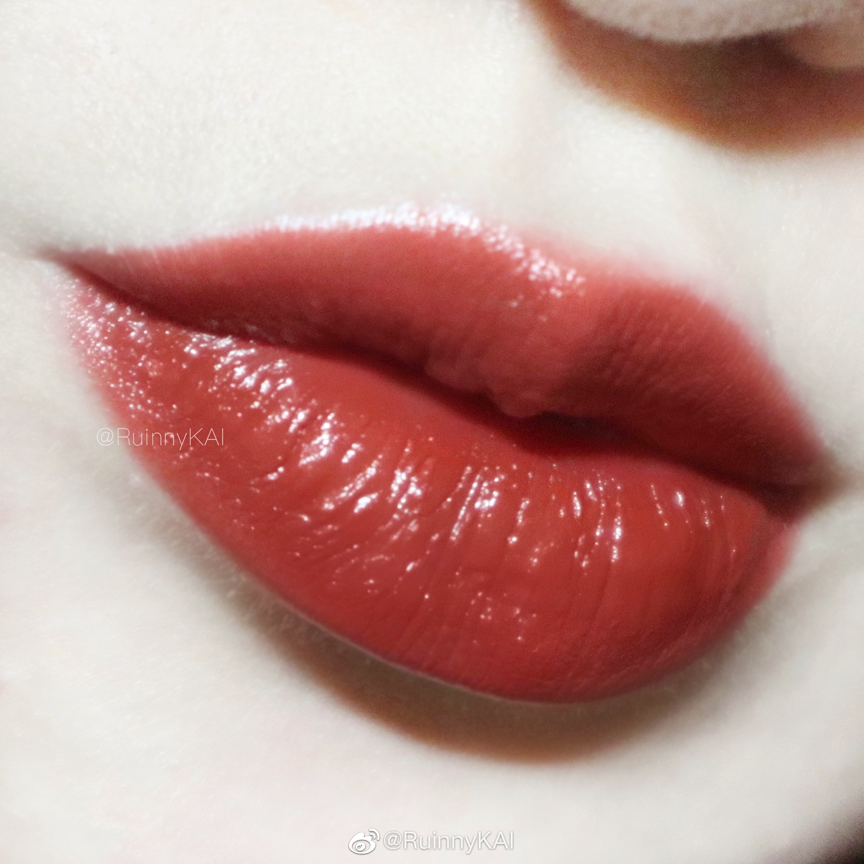 一点儿不夸张等了3个月才拿到的tf 1x maurice听说它叫焦糖柿子色