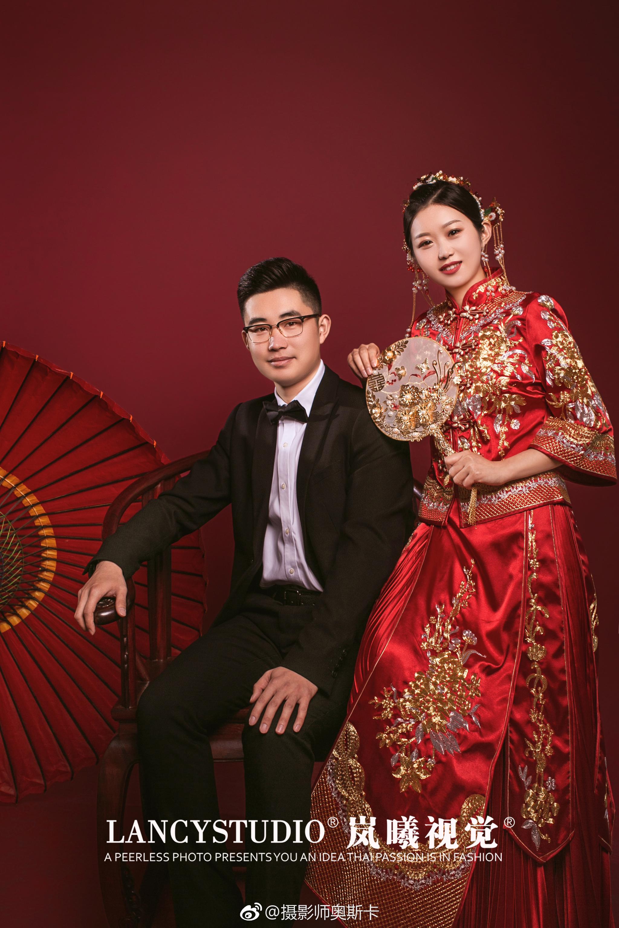 我觉得每一对新人还是要有一套中国风的婚纱照的|婚纱照|中国风|新人