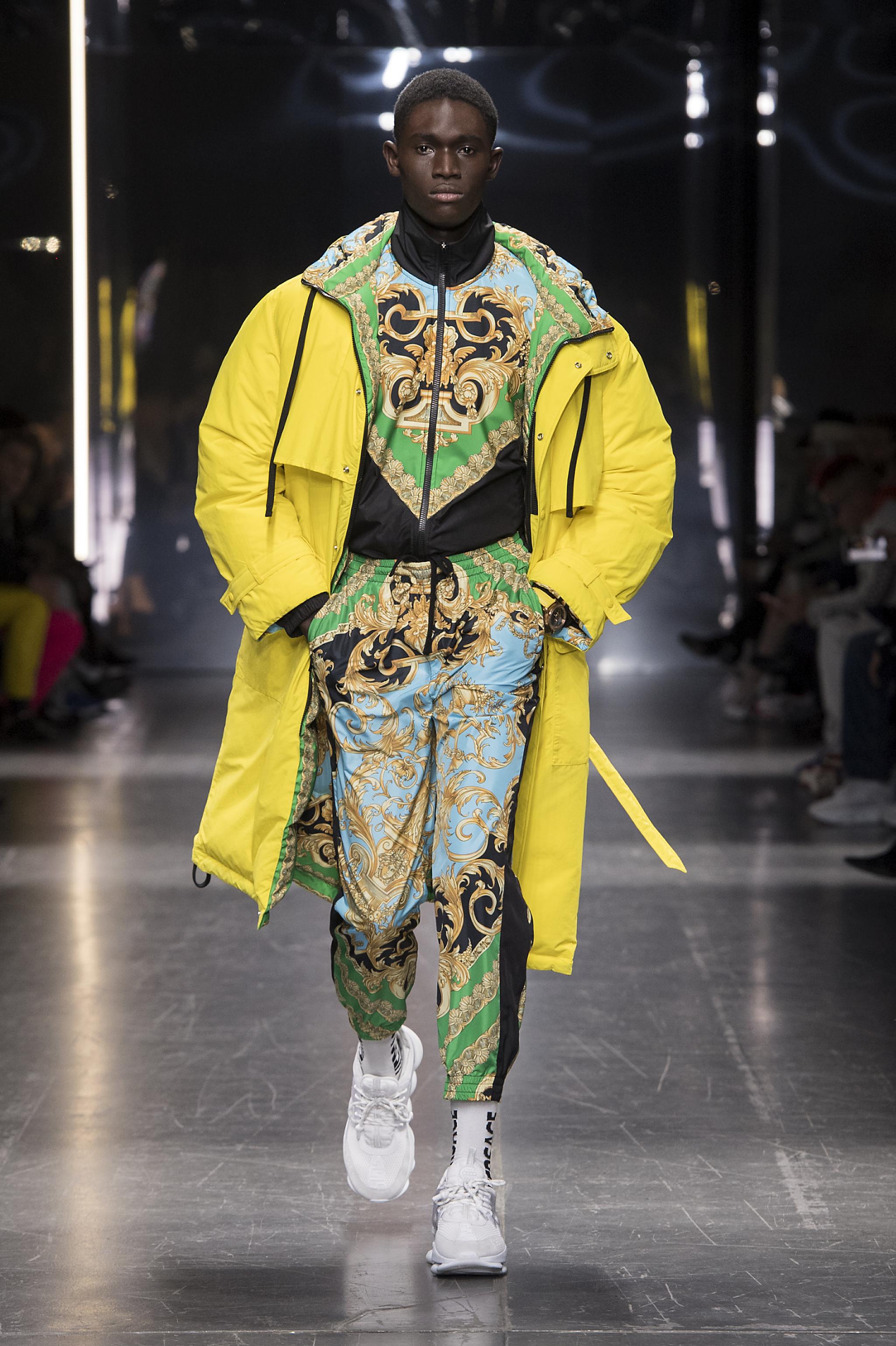 versace2019秋冬男装系列狂野依旧