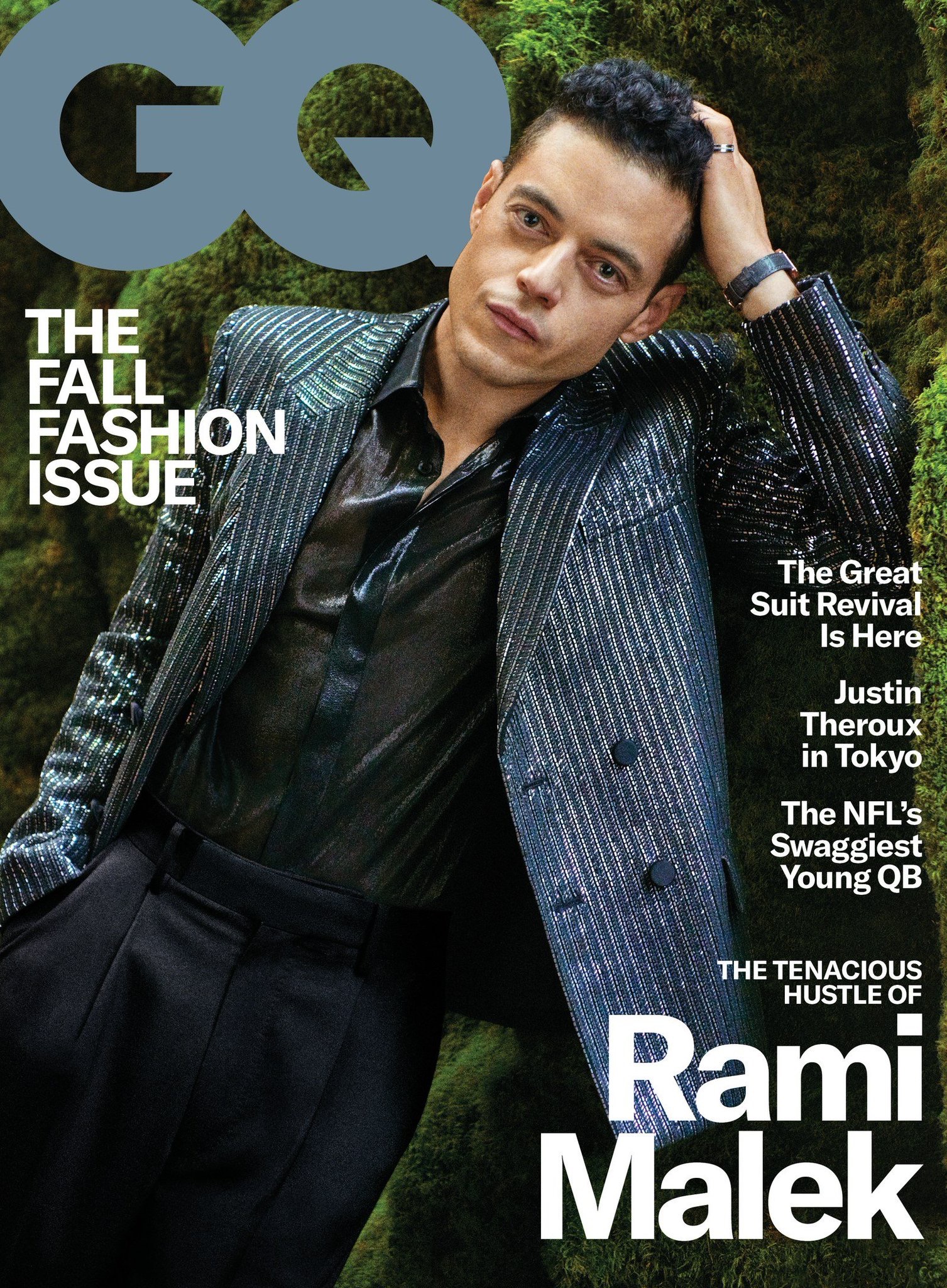 rami malek photographed by ryan mcginley for gq magazine.