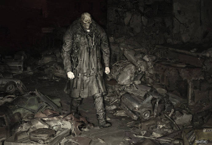 俄罗斯cg艺术家olegvdovenko一组惊悚题材绘画设计