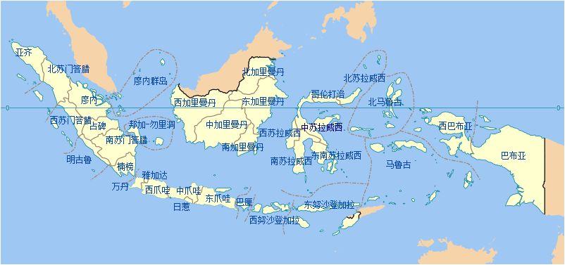 印度尼西亚是世界上分布最广的国家.