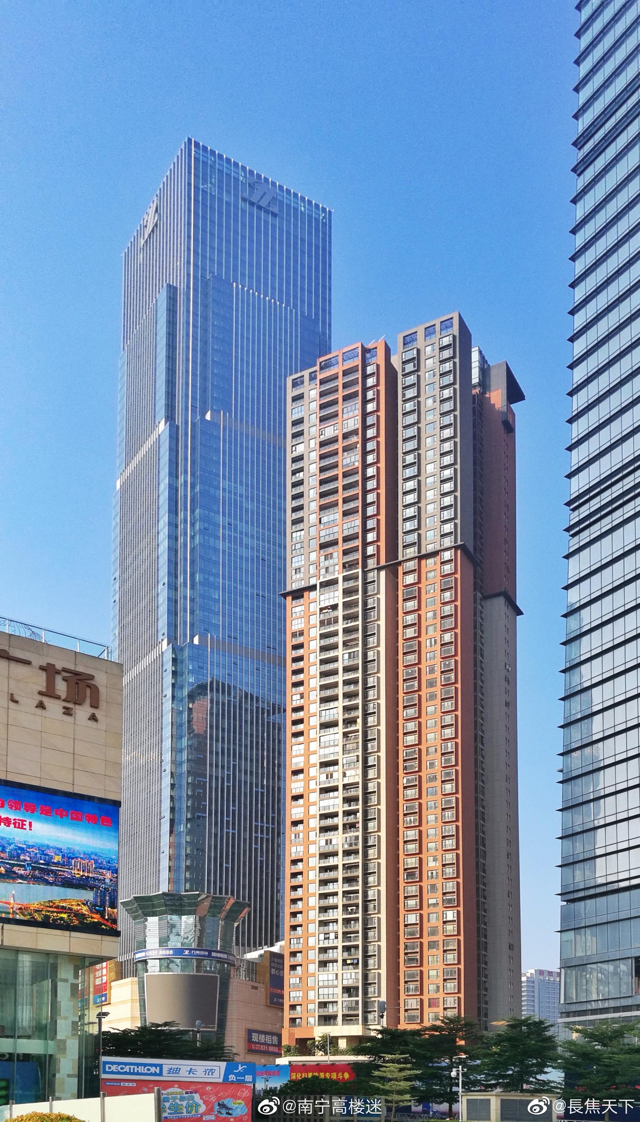 这是日新月异的八桂首府邕州期待正在崛起的南宁第一高楼