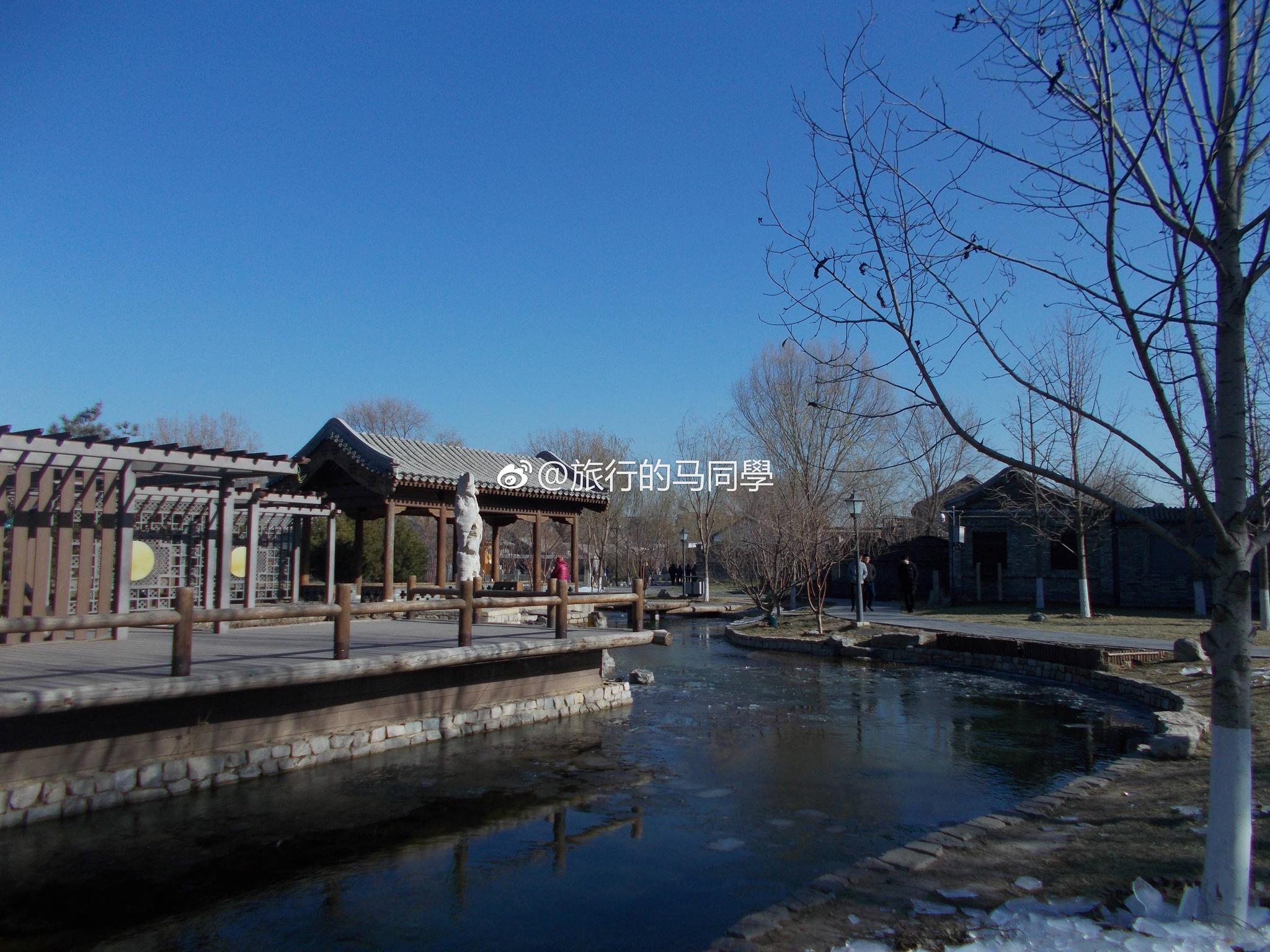 北京三里河街心公園的冬天@旅行的馬同學