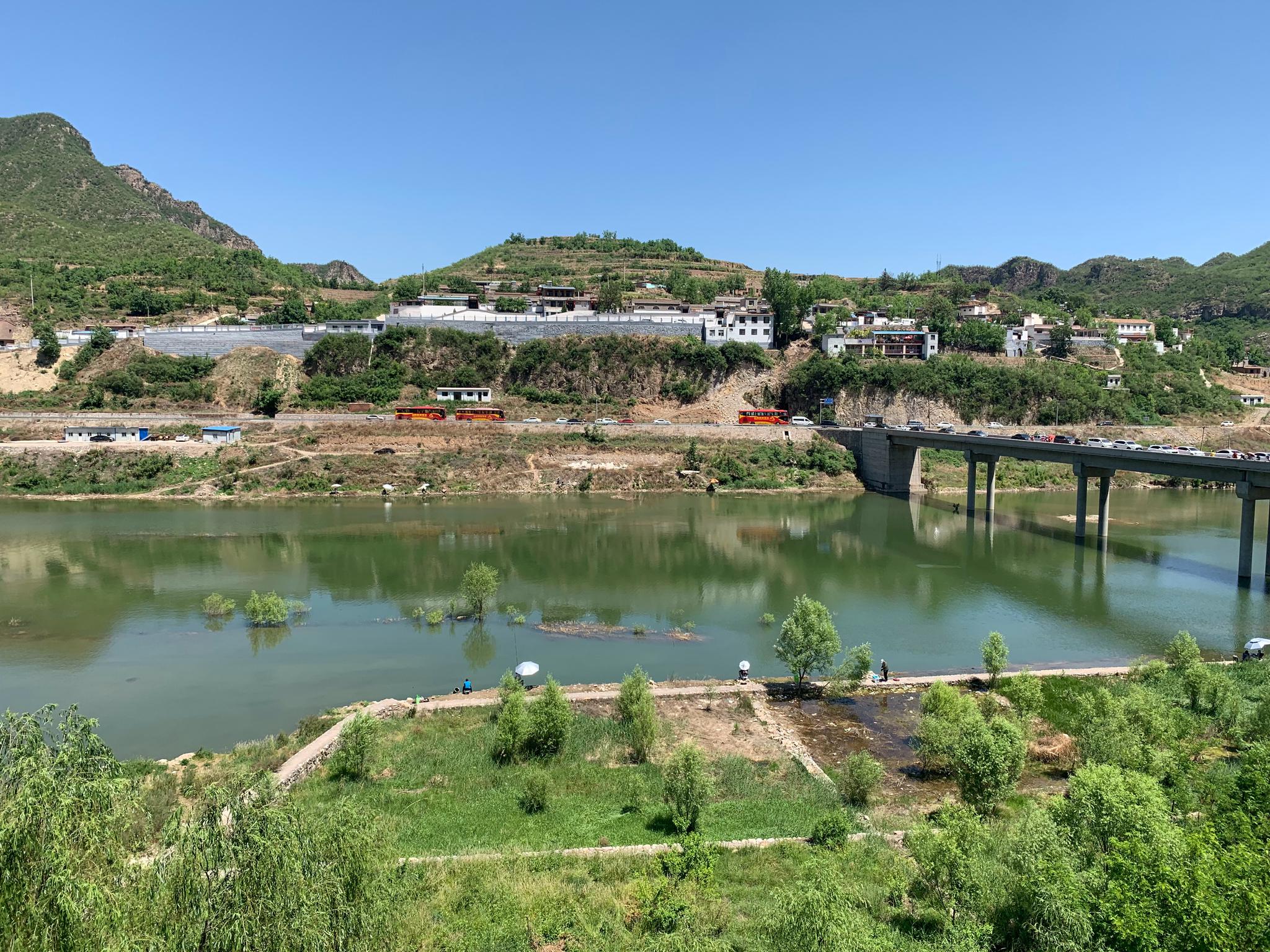 昔阳水磨头渔乡之行在世外桃源吃虹鳟鱼和中华鲟