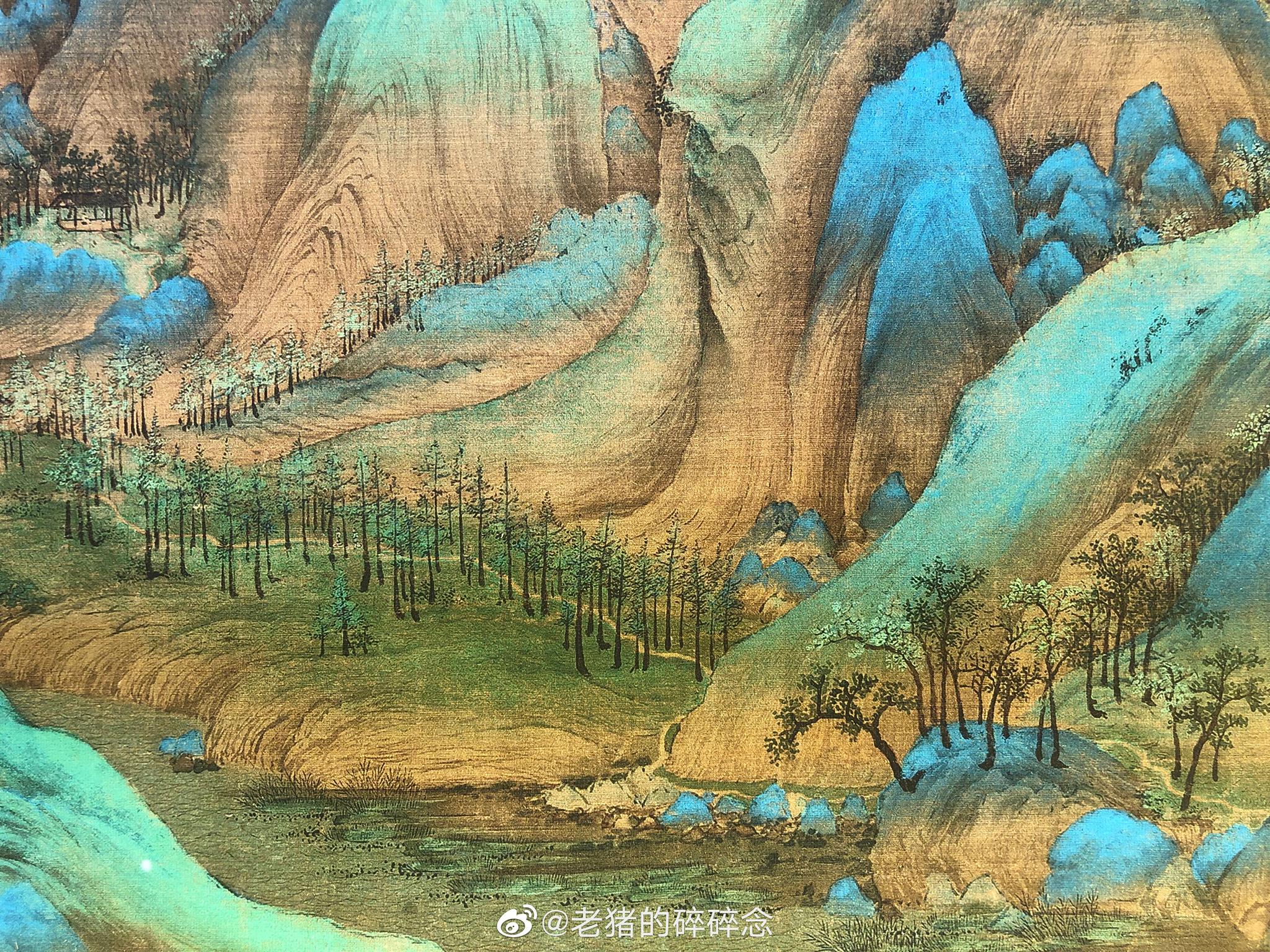 《千里江山图》北宋 王希孟|王希孟|千里江山图_新浪新闻
