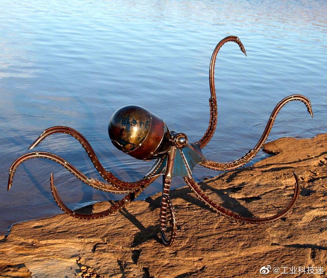 金属雕塑,刚柔并济!