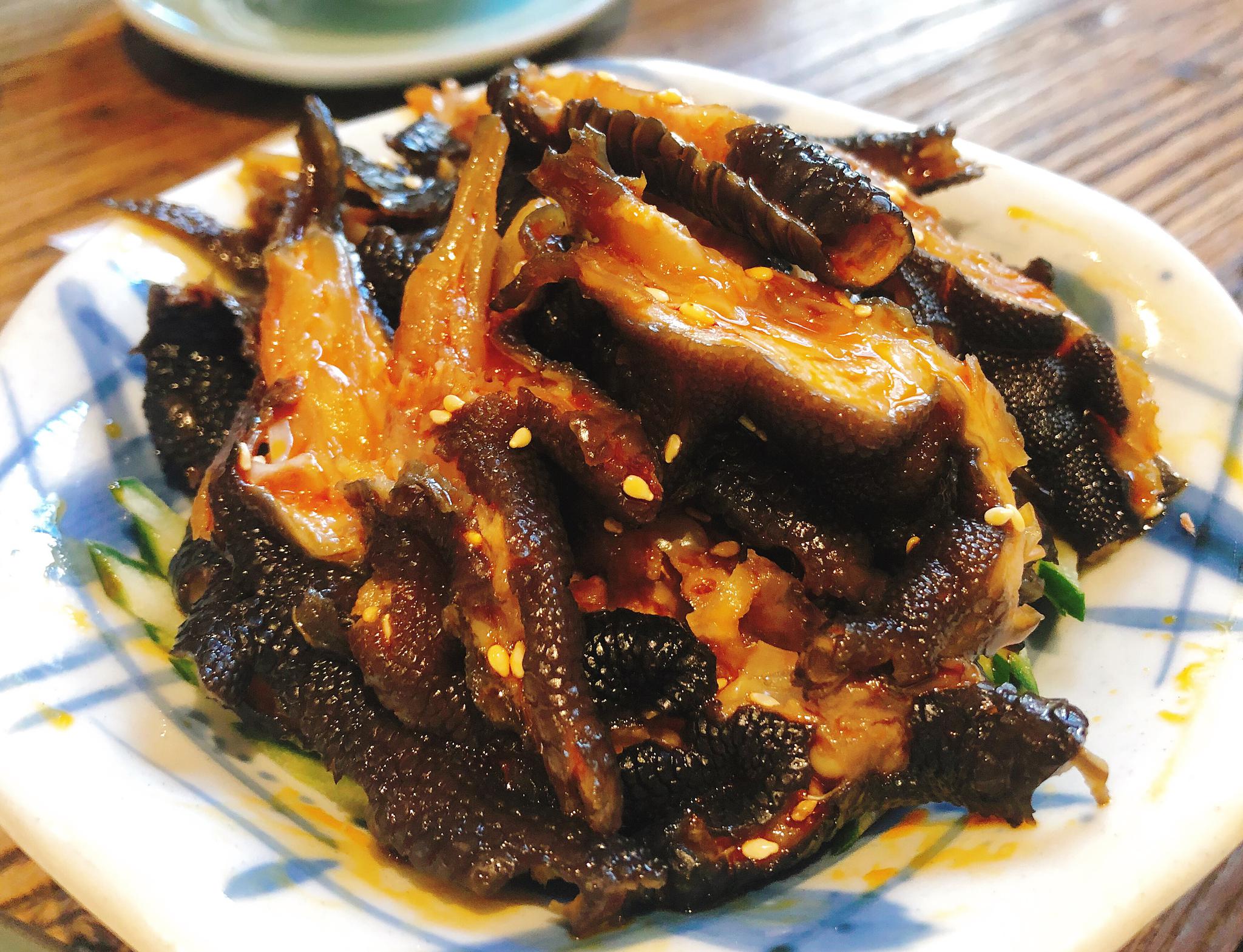 纬地路9号江苏生命科技园腌制得非常入味,微辣中带着一点椒麻感.