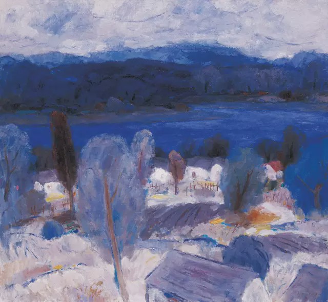 油画的色彩要自由随意如歌