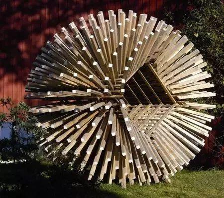 乡村创意木头景观,化腐朽为神奇